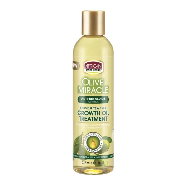 African Pride Olive Miracle Growth Oil Treatment 237ml - Imagen 1